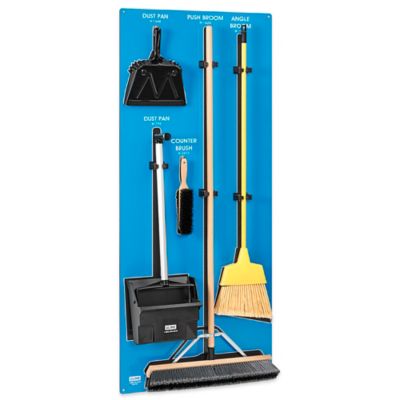 Colored Push Broom - 24, Blue H-3460BLU - Uline