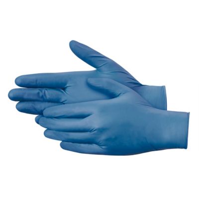 Uline Secure Grip™ Nitrile Gloves - Powder-Free, Black, Large