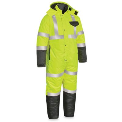 Gilet de sécurité à haute visibilité pour superviseur – 2TG, orange  S-25057ORG2X - Uline