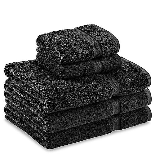 Serviettes de bain et essuie-mains – Noir