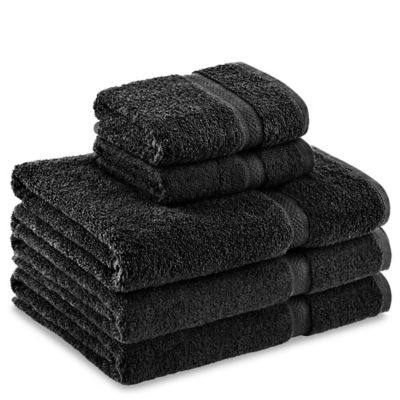 Black Bath and Hand Towels