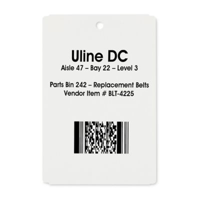 Perforated Industrial Thermal Transfer Tags