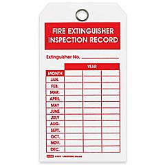 Etiquetas Colgantes para Extintores