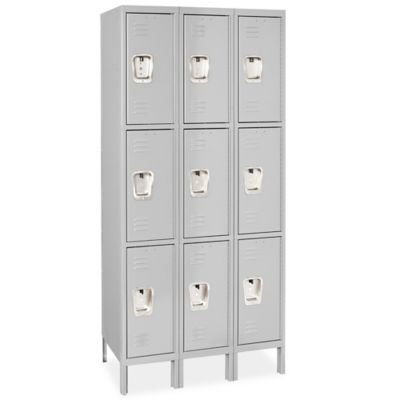 Uline Deluxe Three Tier Lockers