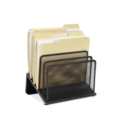 Accessoires de bureau grillagés en métal