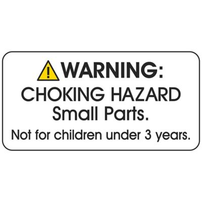 Choking Hazard Labels