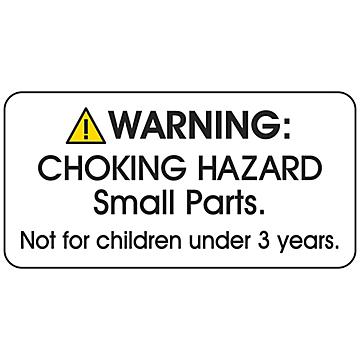 Choking Hazard Labels
