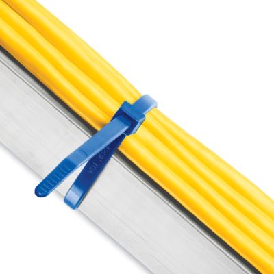 Velcro® Brand Cable Ties - 1/2 x 8, Black S-19436 - Uline