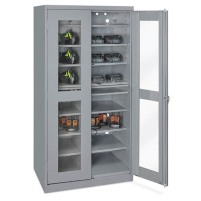 TAUODUYY Gabinete de almacenamiento de doble puerta, varios gabinetes de  almacenamiento de hierro para balcón (31.4 x 15.7 x 40 pulgadas) pulgadas