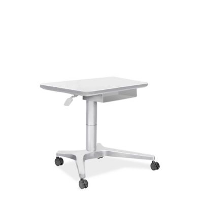 Downtown Office Workstation - 2-Person L-Desk, 120 x 72, Gray H-8248 -  Uline