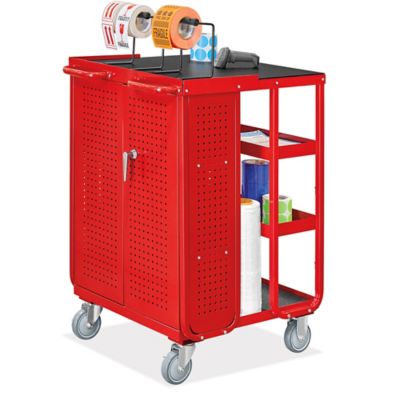 Uline Carrito para Herramientas - 11 Cajones, Rojo H-8947R - Uline