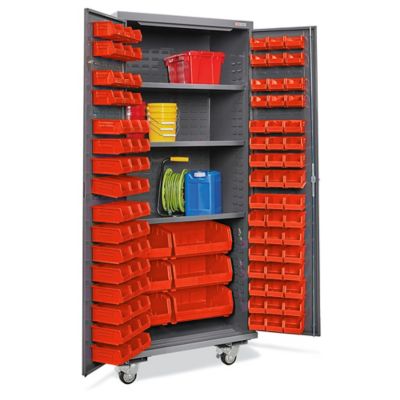 Mobile Bin Storage Cabinets