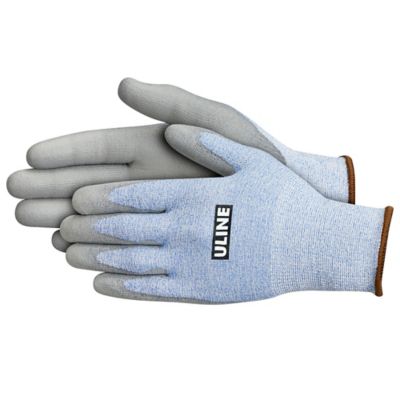 Kevlar® PVC Dot Knit Cut Resistant Gloves - Large S-9866L - Uline