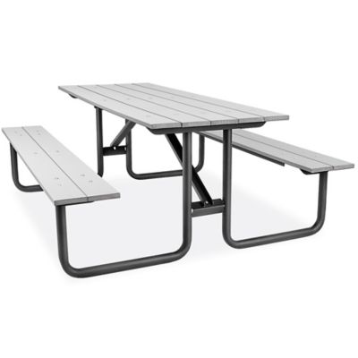 Tables de pique-nique pliables, Tables de pique-nique à durée de vie  exceptionnelle en Stock - ULINE.ca