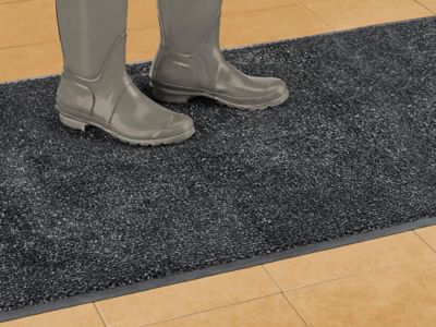 Waterhog™ Carpet Mat - 3 x 12', Charcoal H-1683GR - Uline