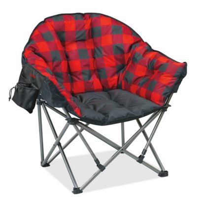 Camp Chair - Black and Lime S-20399BL - Uline