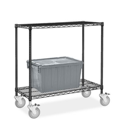 Wire Computer Cart - 30 x 24 x 40 - ULINE - H-7555