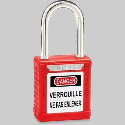 Uline – Cadenas pour cadenassage