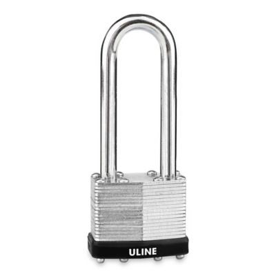 Master Lock® Lockout Padlock - Keyed Alike, 1 1/2 Shackle, Yellow H-5389Y  - Uline