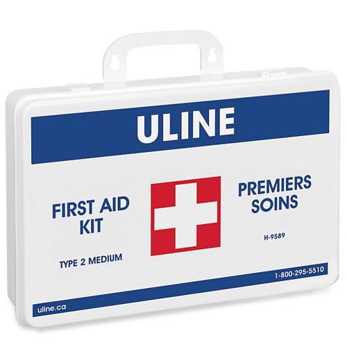 Uline – Trousses de premiers soins conformes