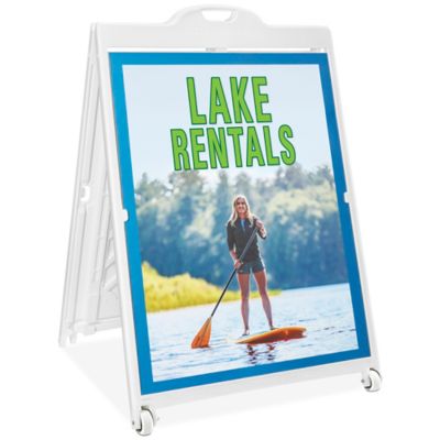 Jumbo Plastic A-Frame Sign