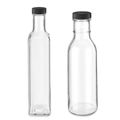 Clear Plastic Juice Bottles Bulk Pack - 12 oz S-21726B - Uline