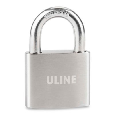 Master Lock® Brass Padlock - Combination, 1 Shackle H-2916 - Uline