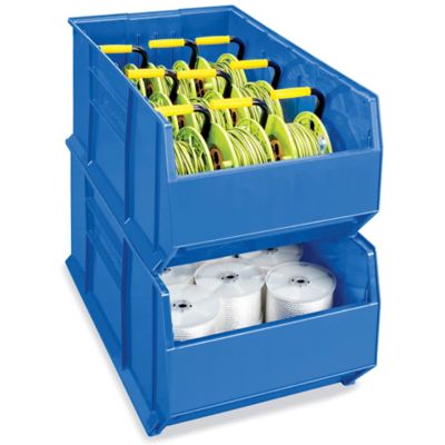 Plastic Shelf Bins - 11 x 12 x 6, Blue - ULINE Canada - Carton of 9 - S-16278BLU