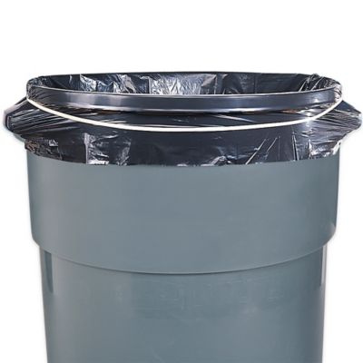 Drawstring Trash Liners - .8 Mil, 13 Gallon, White S-15583W - Uline