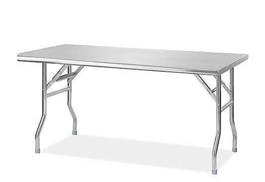 Tables pliantes en acier inoxydable