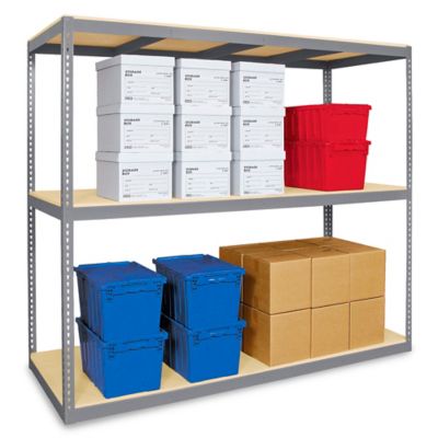 Wide Span Storage Racks - Particle Board