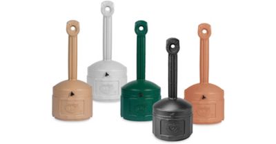 Outdoor Ashtrays, Cigarette Receptacles, Smokers Outpost in Stock