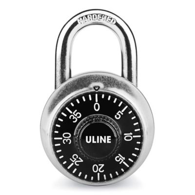 Uline – Cadenas à combinaison avec clé optionnelle – Arceau de 3/4