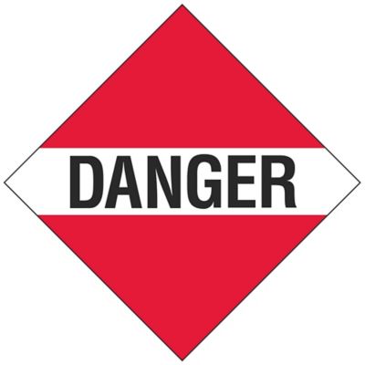 Plaques-étiquettes « Danger »
