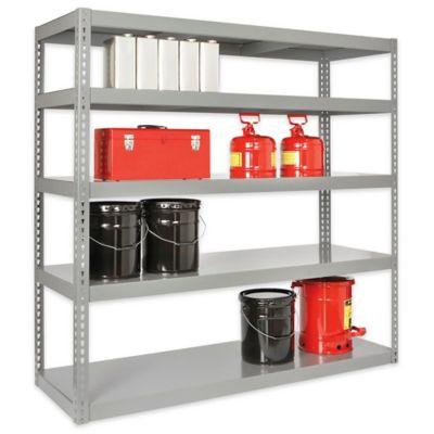 Heavy-Duty Steel Shelving