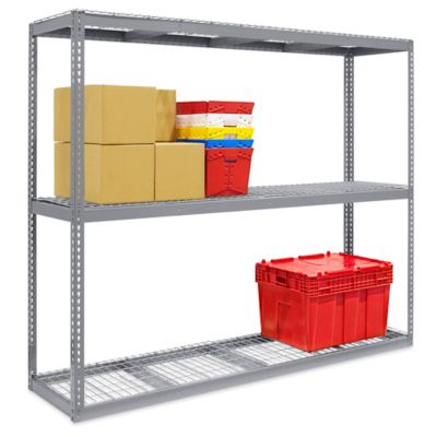Wide Span Storage Racks - Wire Decking