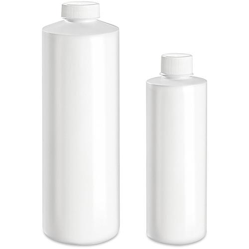 White Cylinder Bottles