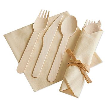 Wood Rolled Cutlery