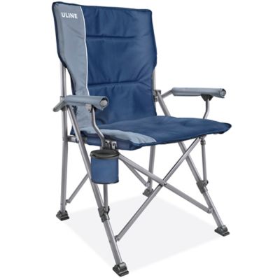 Camp Chair - Black and Lime S-20399BL - Uline