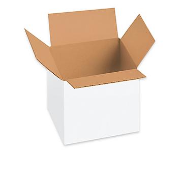 Boîtes de carton ondulé – Blanc
