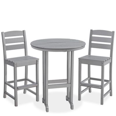 Mobilier de terrasse à hauteur de bar