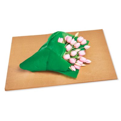 Wax Floral Tissue Paper