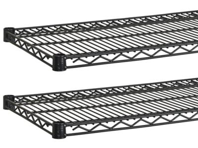 Black Wire Shelving Additional Shelves