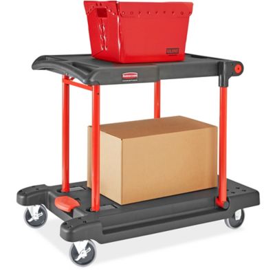 Rubbermaid® Service Cart with Cabinet H-2060 - Uline