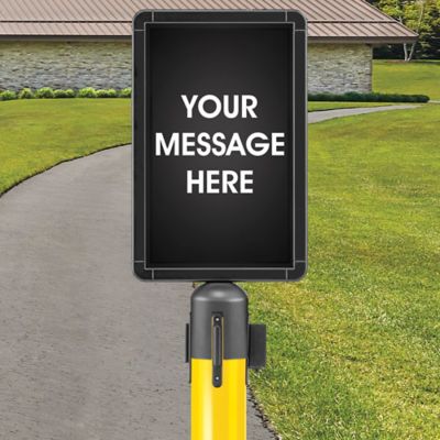 Outdoor Crowd Control Signs