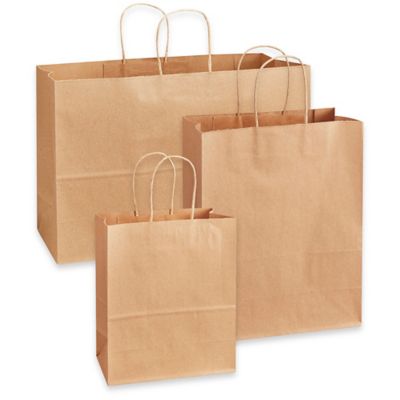 Paper Bags, Paper Gift Bags, Paper Shopping Bags in Stock - ULINE - Uline