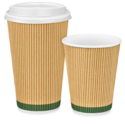 Uline Compostable Ripple Cups