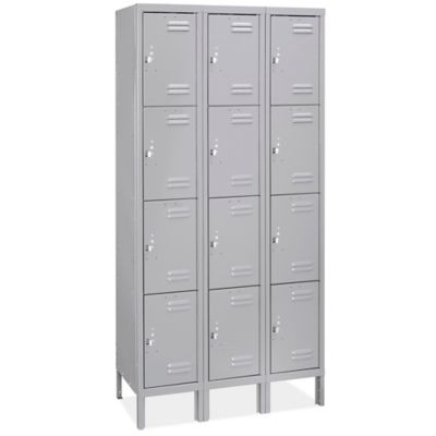 Uline Four Tier Assembled Lockers