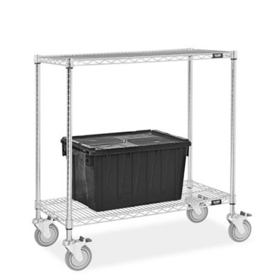 Black Wire Utility Cart - 36 x 24 x 40 H-6604 - Uline