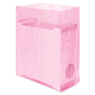 Anti Static Poly Bags｜Pink & Black Flat PE Bags Supplier